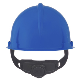 MSA 475380 Topgard Cap Style Hard Hat - Fas-Trac III Suspension - Blue