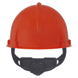 MSA 475382 Topgard Cap Style Hard Hat - Fas-Trac III Suspension - Orange