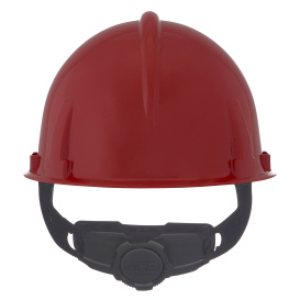 MSA 475384 Topgard Cap Style Hard Hat - Fas-Trac III Suspension - Red