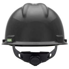 MSA 492559 V-Gard Cap Style Hard Hat - Fas-Trac III Suspension - Black