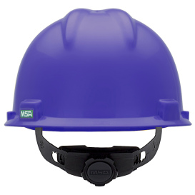 MSA 495858 V-Gard Cap Style Hard Hat - Fas-Trac III Suspension - Purple