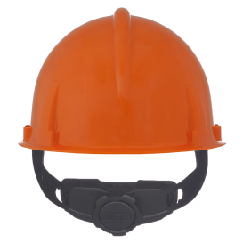 MSA 804396 Topgard Cap Style Hard Hat - Fas-Trac III Suspension - Bright Orange