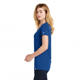 New Era LNEA101 Ladies Heritage Blend V-Neck Tee - Royal