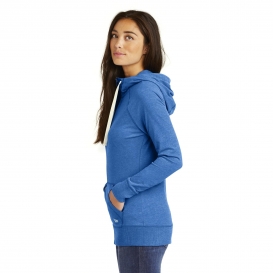 New Era LNEA122 Ladies Sueded Cotton Full-Zip Hoodie - Royal Heather