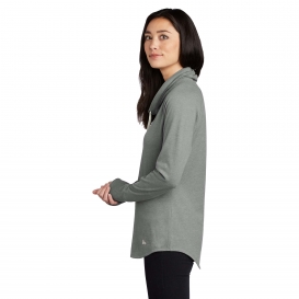 New Era LNEA123 Ladies Sueded Cotton Blend Cowl Tee - Shadow Grey Heather