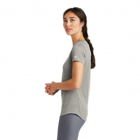 New Era LNEA200 Ladies Series Performance Scoop Tee - Rainstorm Grey