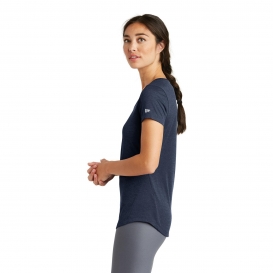New Era LNEA200 Ladies Series Performance Scoop Tee - True Navy