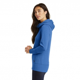 New Era LNEA511 Ladies Tri-Blend Fleece Full-Zip Hoodie - Royal Heather