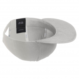 New Era NE400 Flat Bill Snapback Cap - Grey
