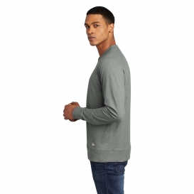 New Era NEA123 Sueded Cotton Blend 1/4-Zip Pullover - Shadow Grey Heather