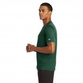 New Era NEA200 Series Performance Crew Tee - Dark Green