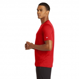 New Era NEA200 Series Performance Crew Tee - Scarlet