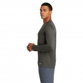 New Era NEA201 Series Performance Long Sleeve Crew Tee - Graphite