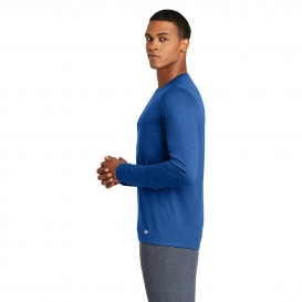 New Era NEA201 Series Performance Long Sleeve Crew Tee - Royal