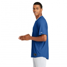 New Era NEA220 Diamond Era Full-Button Jersey - Royal