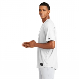 New Era NEA220 Diamond Era Full-Button Jersey - White