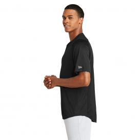 New Era NEA221 Diamond Era 2-Button Jersey - Black