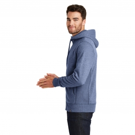 New Era NEA502 French Terry Full-Zip Hoodie - Dark Royal Twist