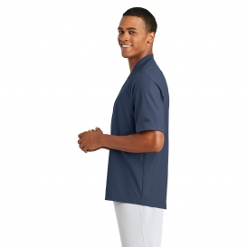 New Era NEA600 Cage Short Sleeve 1/4-Zip Jacket - True Navy