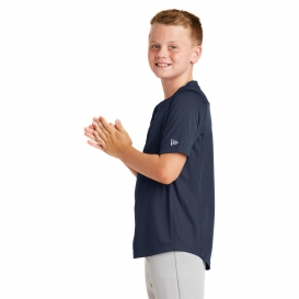 New Era YNEA221 Youth Diamond Era 2-Button Jersey - True Navy