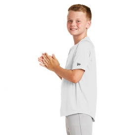 New Era YNEA221 Youth Diamond Era 2-Button Jersey - White