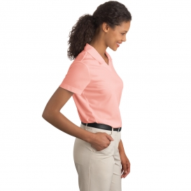 Nike 354067 Ladies Dri-FIT Micro Pique Polo - Aluminum Pink