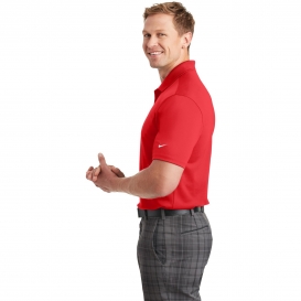 Nike 838956 Dri-FIT Players Polo with Flat Knit Collar - University Red