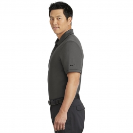 Nike NKAA1849 Dri-FIT Edge Tipped Polo - Anthracite/Black