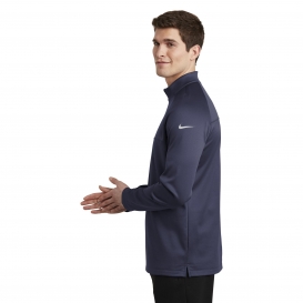 Nike NKAH6254 Therma-FIT 1/2-Zip Fleece - Midnight Navy/Midnight Navy
