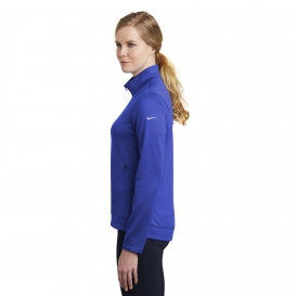 Nike NKAH6260 Ladies Therma-FIT Full-Zip Fleece - Game Royal
