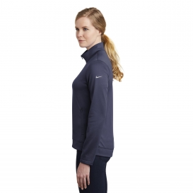 Nike NKAH6260 Ladies Therma-FIT Full-Zip Fleece - Midnight Navy