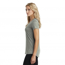 OGIO Endurance LOE337 Ladies Peak V-Neck Tee - Gear Grey Heather