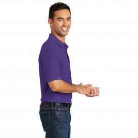 Port & Company KP155 Core Blend Pique Polo - Purple