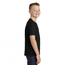 Port & Company PC455Y Youth Fan Favorite Blend Tee - Jet Black