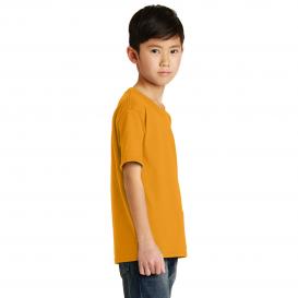 Port & Company PC55Y Youth Core Blend Tee - Gold