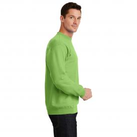 Port & Company PC78 Core Fleece Crewneck Sweatshirt - Lime