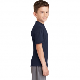 Port & Company PC381Y Youth Performance Blend Tee - Deep Navy