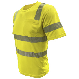 Reflective Apparel 104CMPS Type R Class 3 EcoChill Short Sleeve Safety Shirt - Yellow/Lime