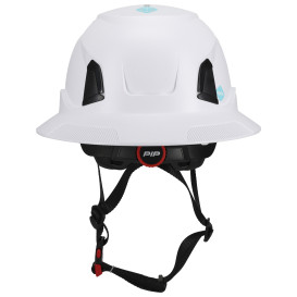 PIP 280-HP1491R-FB Traverse ANSI Type II Full Brim Safety Helmet - White