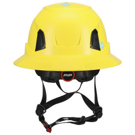 PIP 280-HP1491R-FB Traverse ANSI Type II Full Brim Safety Helmet - Yellow