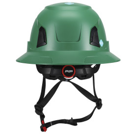 PIP 280-HP1491R-FB Traverse ANSI Type II Full Brim Safety Helmet - Dark Green