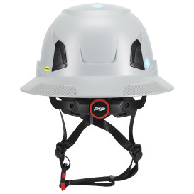 PIP 280-HP1491RM-FB Traverse ANSI Type II Full Brim Safety Helmet with Mips - Gray
