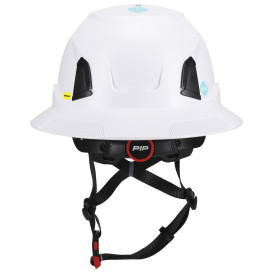 PIP 280-HP1491RVM-FB Traverse ANSI Type II Vented Full Brim Safety Helmet with Mips - White