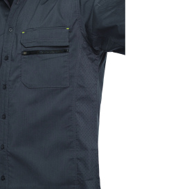 PIP 400M6490 Bisley Long Sleeve Ripstop Work Shirt with X-Airflow - Gray