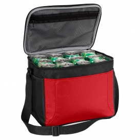 Port Authority BG513 12-Can Cube Cooler - Red/Black