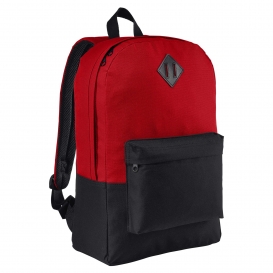 Port Authority BG7150 Retro Backpack - True Red/Black