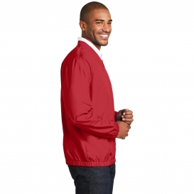 Port Authority J342 Zephyr V-Neck Pullover - Rich Red