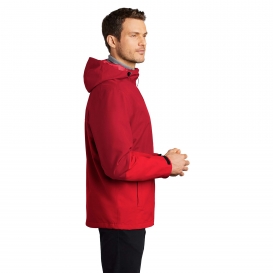 Port Authority J406 Tech Rain Jacket - Sangria/True Red