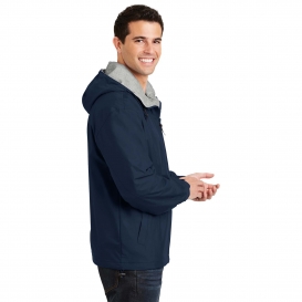 Port Authority JP56 Team Jacket - Bright Navy/Light Oxford