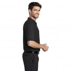 Port Authority K500ES Extended Size Silk Touch Polo - Black